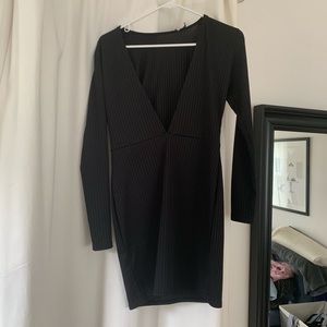 Motel Black Bodycon Dress